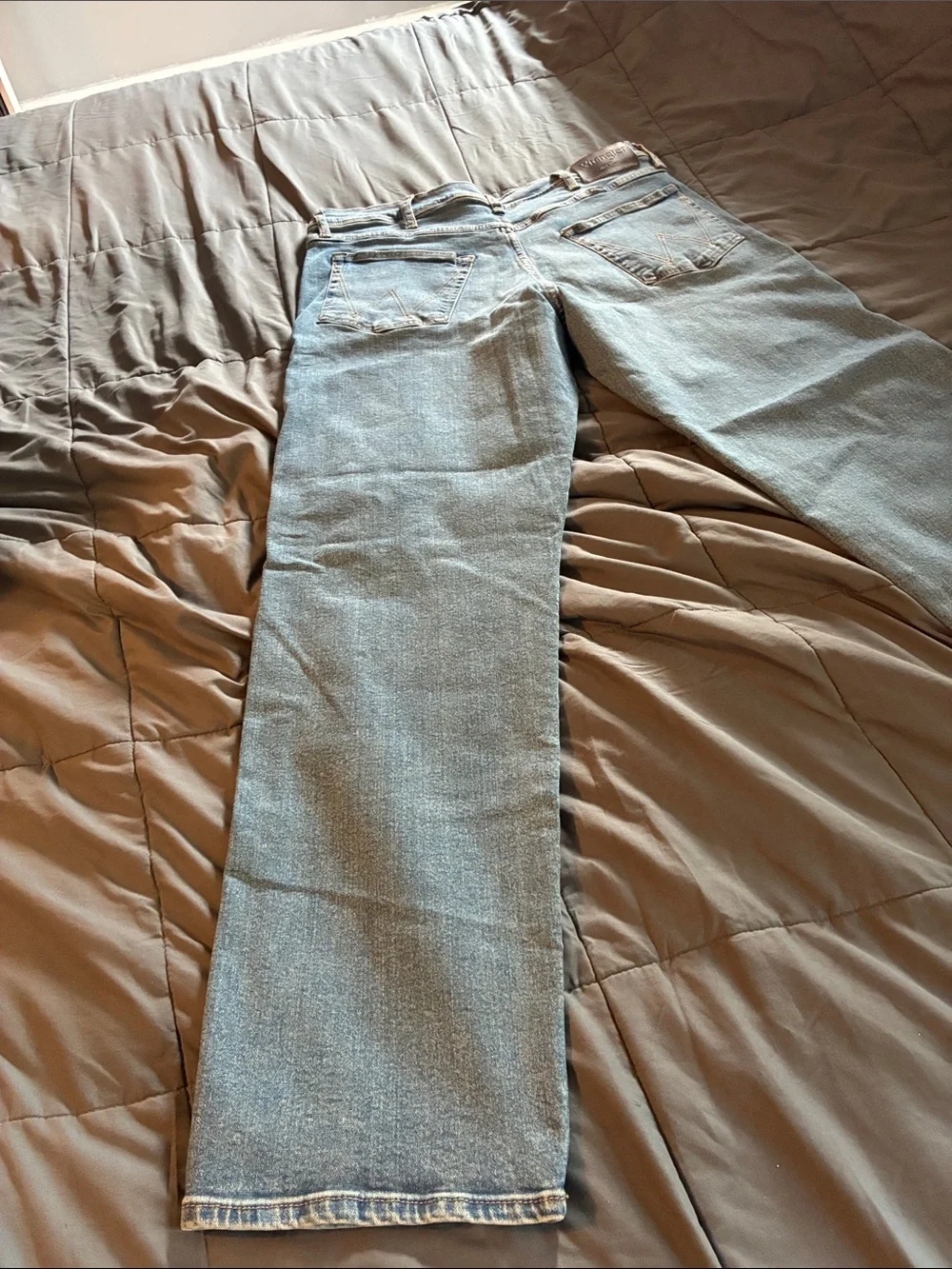 Wrangler Light Blue Straight Leg Jeans